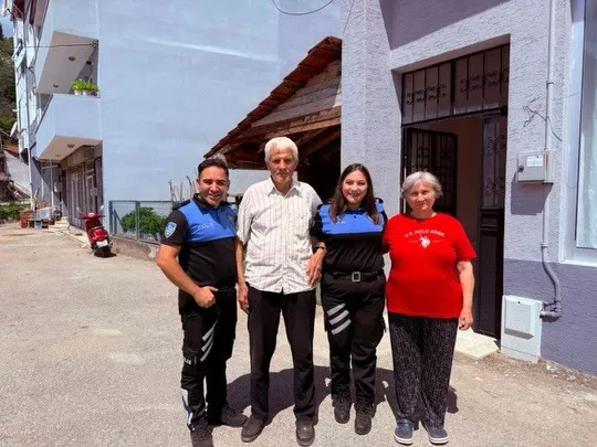 Bilecik'te Polis Ekiplerinden Gazilere Vefa ve Minnettarlık Ziyareti