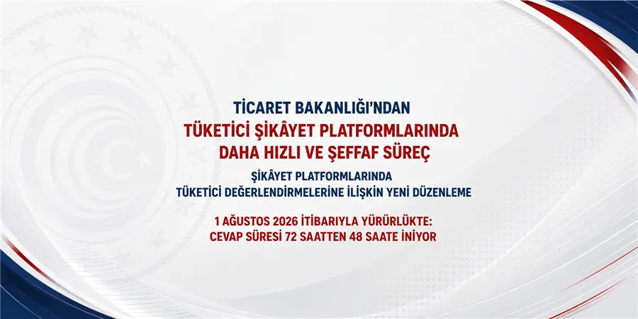 Ticaret Bakanlığından tüketici şikâyetlerinde yeni dönem cevap süresi 48 saate iniyor
