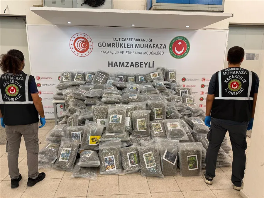 Hamzabeyli'de Büyük Esrar Operasyonu 288 Kilogram Ele Geçirildi