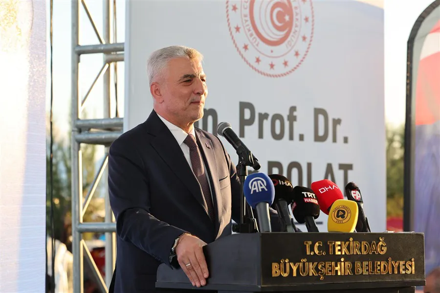 Ticaret Bakanı Bolat Tekirdağ Fuarında Tarımdaki Başarıları Anlattı